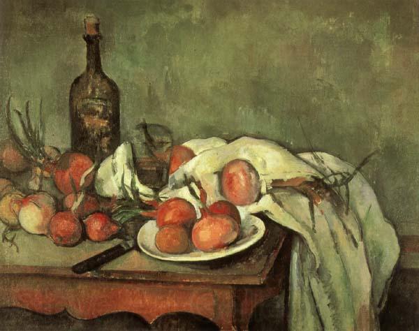 Paul Cezanne Nature morte aux oignons Spain oil painting art
